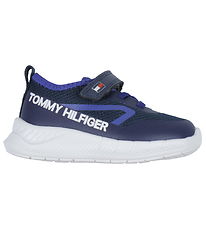 Tommy Hilfigeer Sko - Lace Up/Velcro Sneakers - Blue/Royal