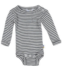 Joha Body L/Æ - Rib - Uld/Silke - Mørkegrå
