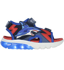 Geox Sandaler m. Lys - Ciberdron - Navy/Rød