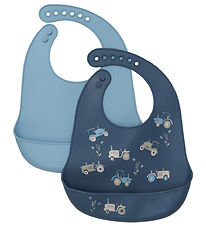 CeLaVi Hagesmæk - 2-pak - Silikone - Blue Heaven