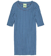 FUB T-shirt - Rib - Washed Indigo