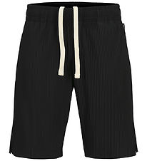Jack & Jones Sweatshorts - JpstBill - Plissé - Black