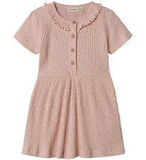 Lil' Atelier Kjole - Rib - NmfFiducia - Peach Whip