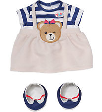 BABY born Dukketøj - Bamse Outfit Kjole - 43 cm