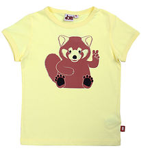 DYR T-shirt - DyrHide - Pastel Yellow Peace Roed Panda