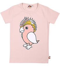DYR T-shirt - DyrGrowl T - Lt Rose Papegoeje