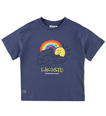Lacoste T-shirt - Violet m. Print