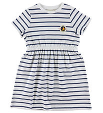 GANT Kjole - Striped - Dusty Navy