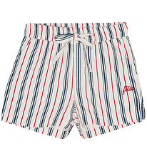 Flöss Shorts - Miles - Red/Blue Stripes