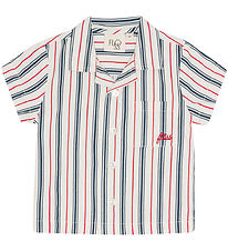 Flöss Skjorte - Miles - Red/Blue Stripes