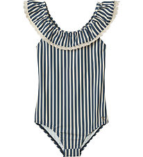 Wheat Badedragt - UV40+ - Doris - Blue Stripe