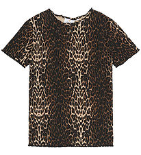 The New T-shirt - Rib - TnEllen - Oxford Tan AOP
