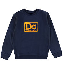 DC Sweatshirt - Tribute - Dress Blue m. Orange
