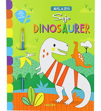 Forlaget Carlsen Malebog - Mal og Leg - Seje Dinosaurer