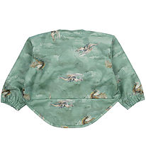 Mikk-Line - PU - Recycled - Bib - Blouse - AOP - Green bay