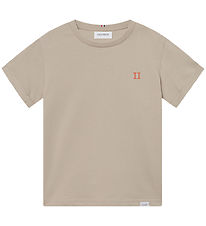 Les Deux T-shirt - Nørregaard - Light Sand/Orange