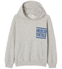 American Vintage Hættetrøje - Zofbay - Heather Grey