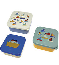 Petit Jour Paris Madkassesæt - 3 stk - 11,5 x 5,5 cm - Boats