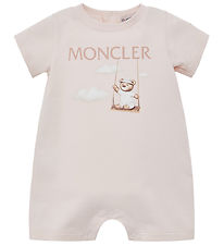 Moncler Sommerdragt - Rosa m. Print