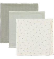 Sebra Stofble - 3-pak - 75x75 cm - Sophora Leaves/Mist Green