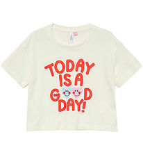 Vero Moda Girl T-shirt - VmFeel - Snow White/Today Is A Good Day