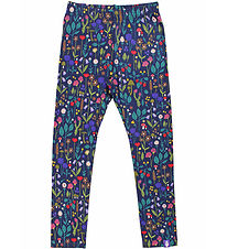 Danefæ Leggings - Modal - Navy Botanical