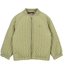 Mikk-Line Bomberjakke - Gray Green m. Drage