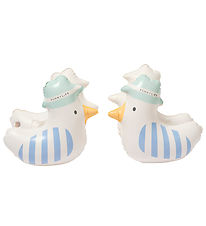 SunnyLife Badevinger - 3-6 år - Sid The Seagull - Blue Stripe