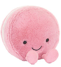 Jellycat Bamse - 12x10 cm - Amuseables Mia Macaron - Framboise