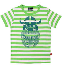Danefæ T-shirt - Danebasic - Bright Green/Chalk Erik