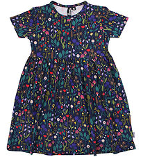 Danefæ Kjole - Daneshelfish Modal - Navy Botanical
