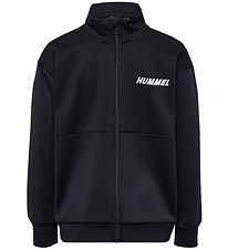 Hummel Cardigan - Vaflet - hmlOdin Zip - Black/Asphalt
