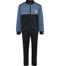 Hummel Træningssæt - hmlDallas - Lichen Blue m. Logo