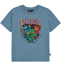 LEGO® Wear Ninjago T-shirt - LwTaffy - Dusty Blue