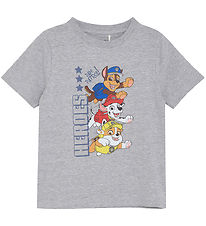 Minymo T-shirt - Paw Patrol - Grey Melange