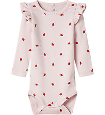 Name It Body l/æ - NbfFilly - Light Lilac m. Jordbær