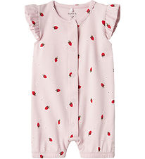 Name It Sommerdragt - NbfFilly - Light Lilac m. Jordbær