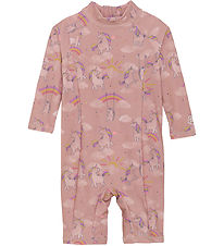 Color Kids Badeheldragt - UV50+ - Woodrose