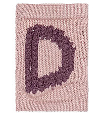 Smallstuff Strikket Bogstav - D - Rosa Alfabet