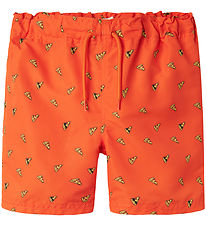 Name It Badeshorts - NkmZorro - Red Orange