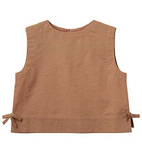 Sofie Schnoor Top - Bomuld/Hør - Ezmask - Rose Brown