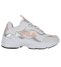 Fila Sko - Collene Logo Kids - Hvid/Silver