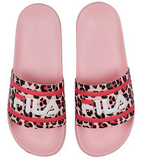 Fila Badesandaler - Morro Bay P - Pink-a-boo/Leopard