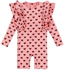 Konges Sløjd Badeheldragt - Manuca  Frill - Amour Pink