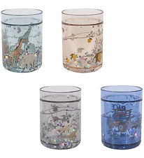 Konges Sløjd Glitter Kopper - 4-pak - Blue Mix