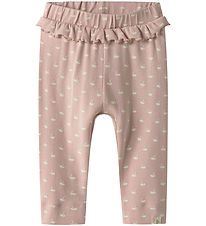 Lil' Atelier Bukser - NbfGayo - Peach Whip/Swans