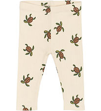 The New Siblings Leggings - Rib - TnsbOwen - White Swan m. Skild