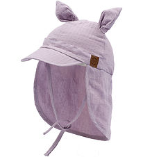 Mikk-Line Solhat - Long Neck - UV50+ - Lavender Aura m. Ører