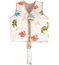 Filibabba Svømmevest - 1-2 År - UV50+ - Dino Beach