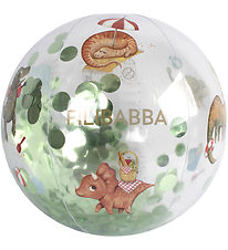 Filibabba Badebold - Alfie - 40 cm - Dino Beach m. Konfetti